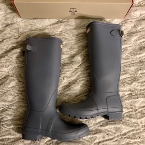Hunter Boots | Gull Grey, sz 9